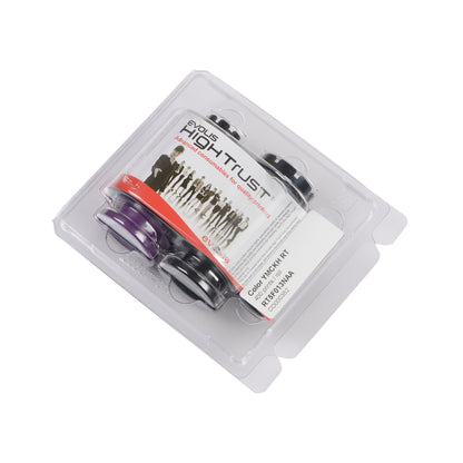 A plastic package with an Evolis RT5F013NAA HighTrust YMCKH color ribbon for the Avansia card printer, offers 400 prints and is compatible with retransfer ID card printers using Evolis Avansia ribbons.