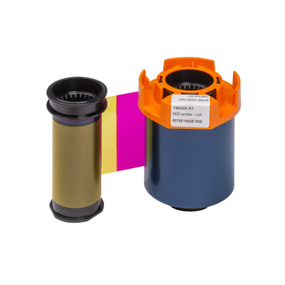 Evolis RT5F102A100 HighTrust YMCK-K Color Ribbon for the Agilia, 600 Prints
