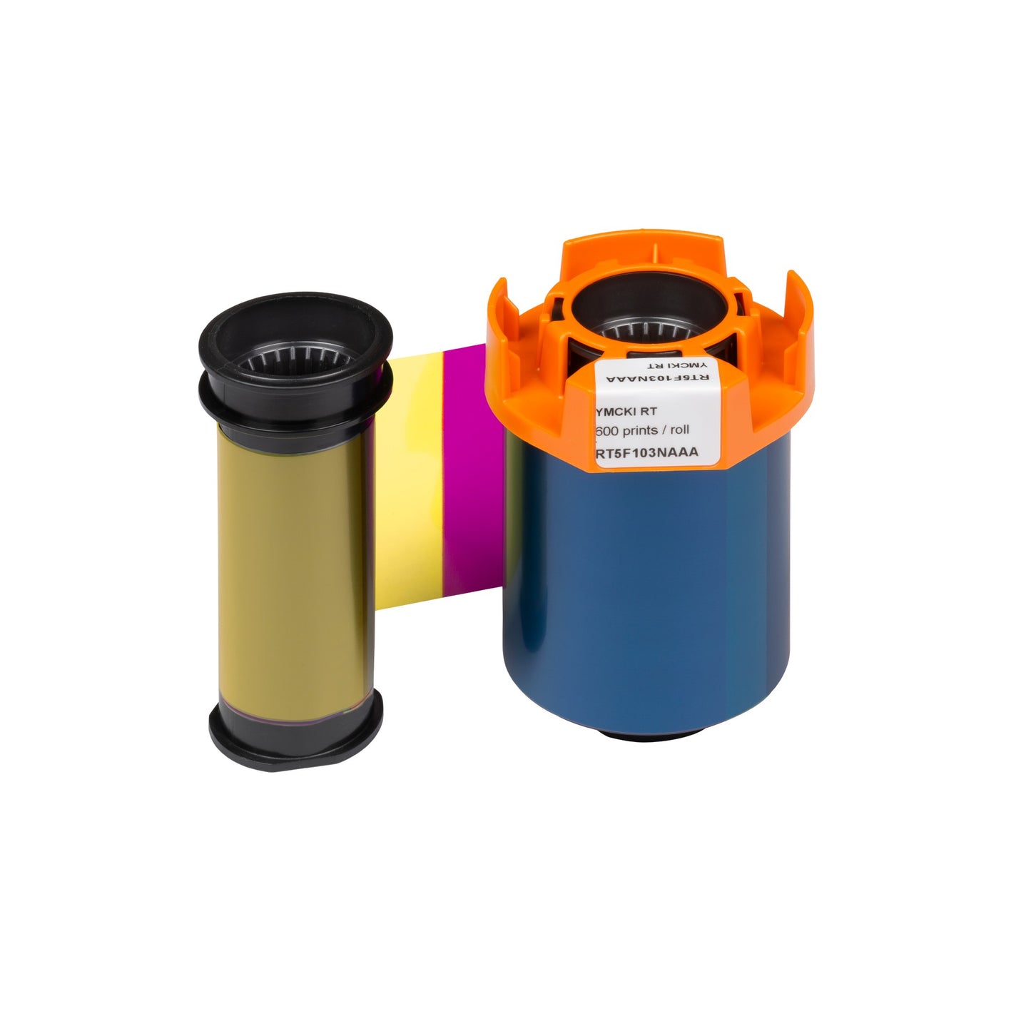Evolis RT5F103NAAA YMCKI retransfer color ribbon for the Agilia and Agilia CLM, 600 prints per roll. Sold by Specialist ID.