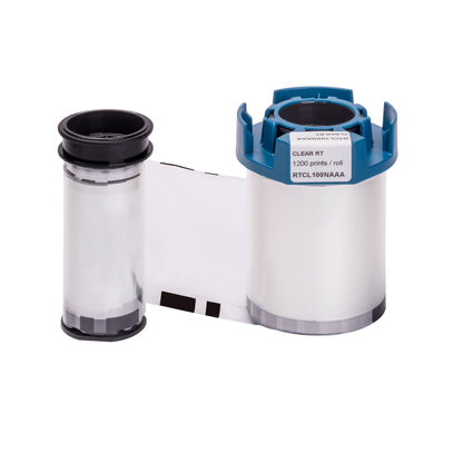 Evolis RTCL100NAAA HighTrust clear retransfer film for the Agilia and Agilia CLM, 1200 prints per roll. Sold by Specialist ID.