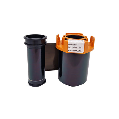 Evolis RTCT107NAAA HighTrust Black Retransfer Ribbon for the Agilia, 2400 Prints