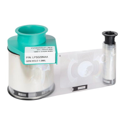 Evolis LPS029NAA Holographic Patch Ribbon - 600 Prints, Compatible with Primacy Lamination Card Printers