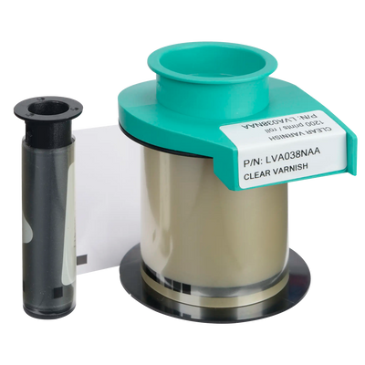 Evolis LVA038NAA Clear Varnish Ribbon - 1200 Prints, Compatible with Primacy2 and Avansia Lamination