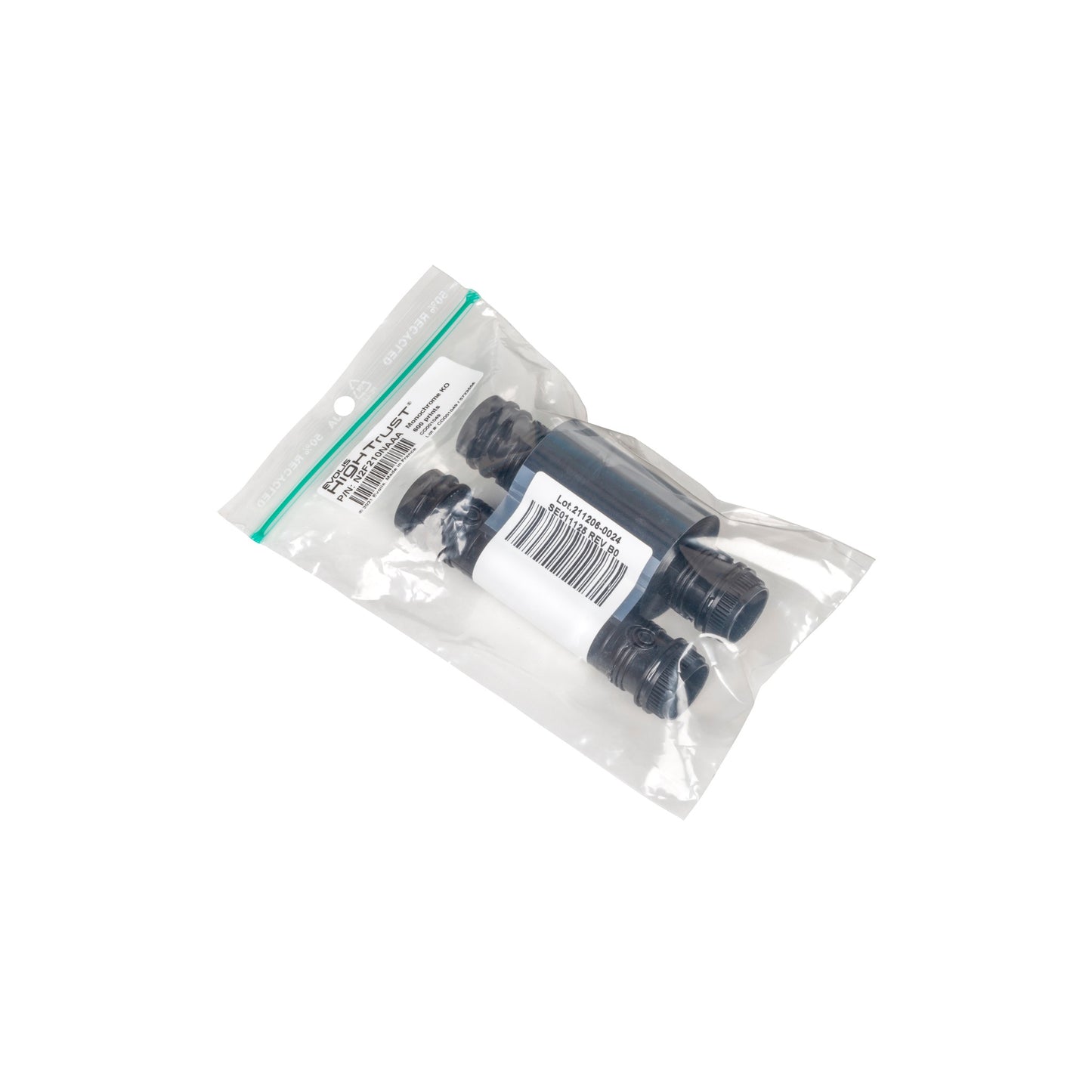Evolis N2F210NAAA Easy4pro KO black ribbon in eco packaging bag for the Zenius 2 and Primacy 2, 600 prints. Sold by Specialist ID.