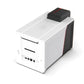 The Evolis Primacy 2 Single Sided ID Card Printer is a white and black high-speed ID card printer featuring USB ports and a card slot on the front, delivering high-resolution printing for professional results. Sold by Specialist ID, an authorized Evolis dealer.