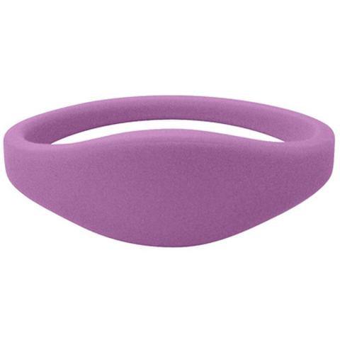 Grape silicone U-Band MIFARE Classic 1K access wristband. Sold by Specialist ID.