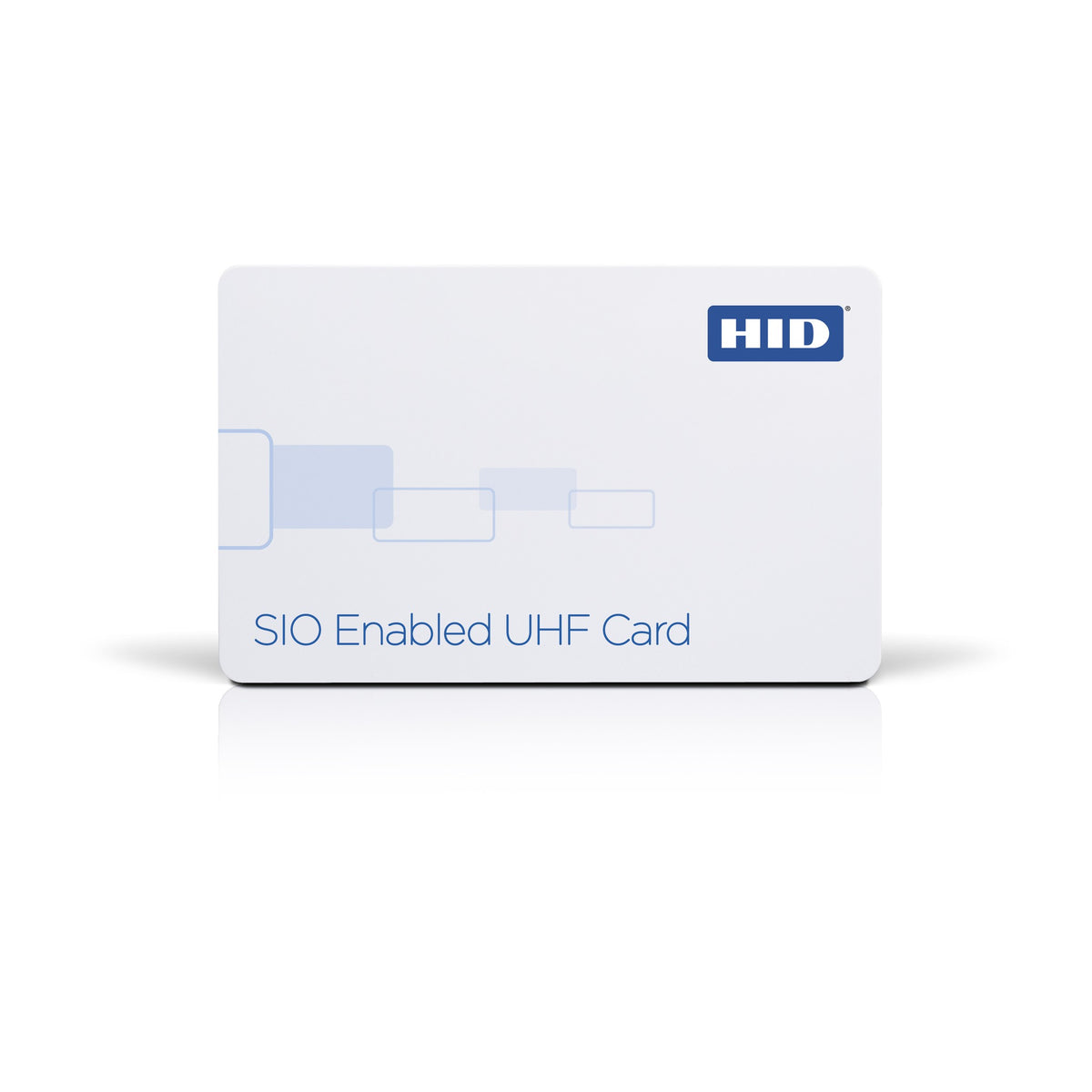 HID 600 white SIO Enabled UHF contactless smart card for long range parking and gate access