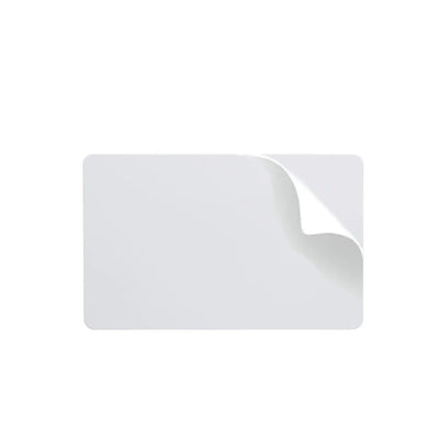 HID FARGO 081759 UltraCard CR-79 10 mil PVC Cards with Paper Adhesive Back, 500 Pack