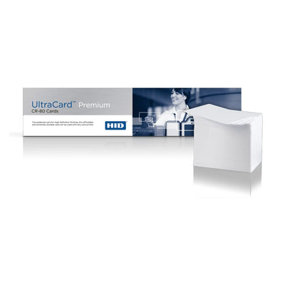 HID FARGO 82136 UltraCard Premium Composite Cards - 500 Per Box, 30 mil, CR80