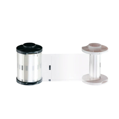 HID Fargo 82608 PolyGuard 1.0 mil Clear Half Patch Overlay for the DTC1500, DTC4500e, DTC4500, HDP5000, HDP5000e, and HDP8500 ID Card Printers 250 Prints