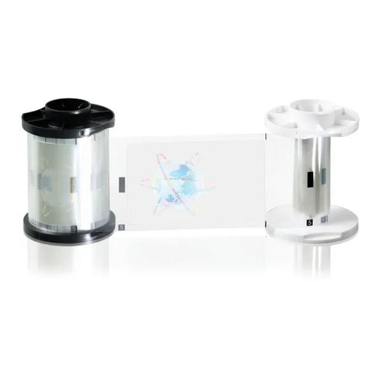 HID Fargo 82618 Holographic Orbit Overlay 500 Prints for DTC1500, DTC4500e, HDP5000 ID Card Printers