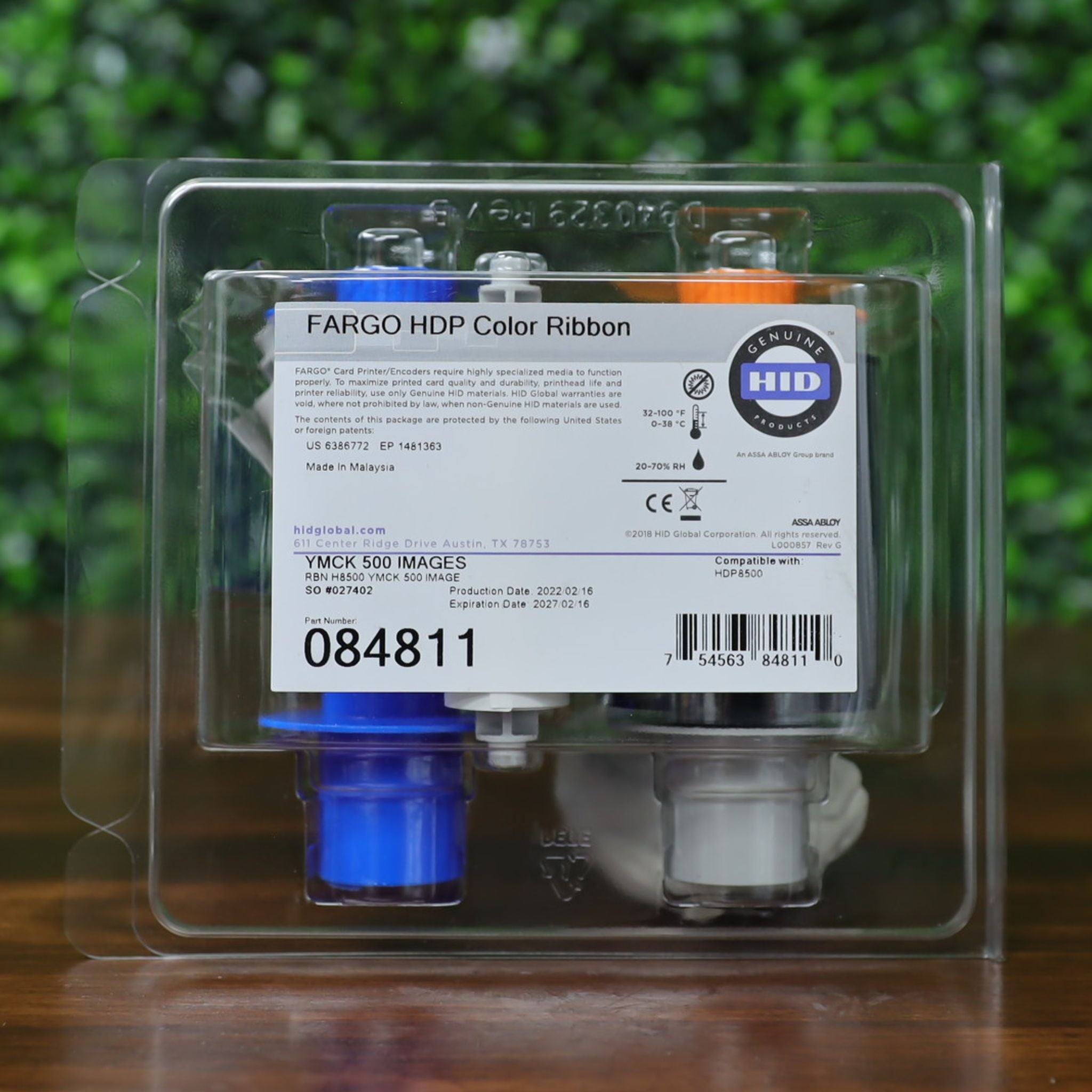HID Fargo 84811 YMCK Ribbon (084811) - 500 Prints | Specialist ID