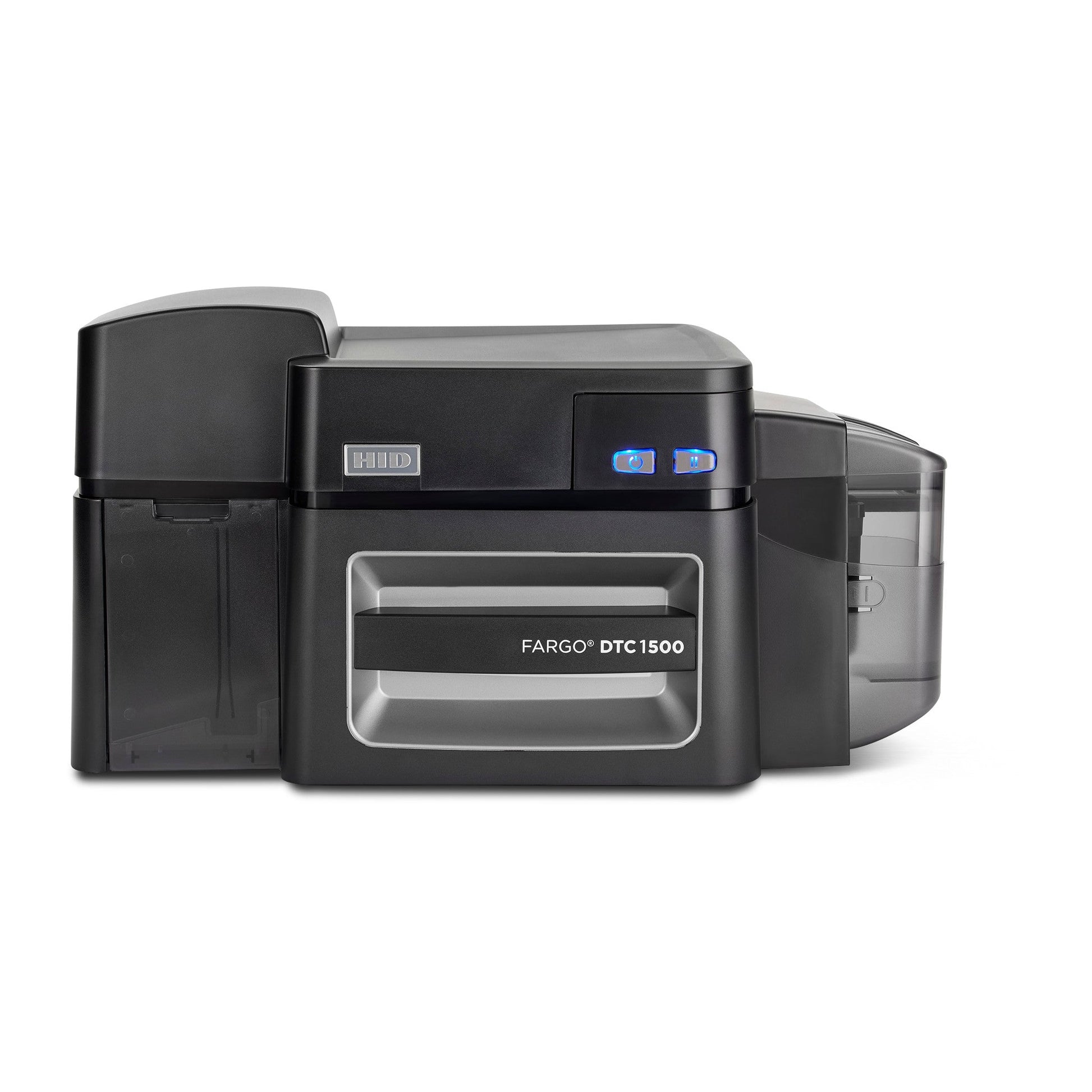 HID FARGO DTC1500 ID card printer, high front view