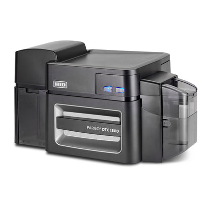 HID FARGO DTC1500 ID card printer, left angle view