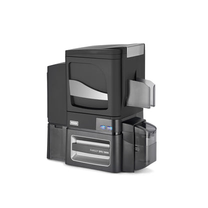 HID FARGO DTC1500 with lamination module, left angle view
