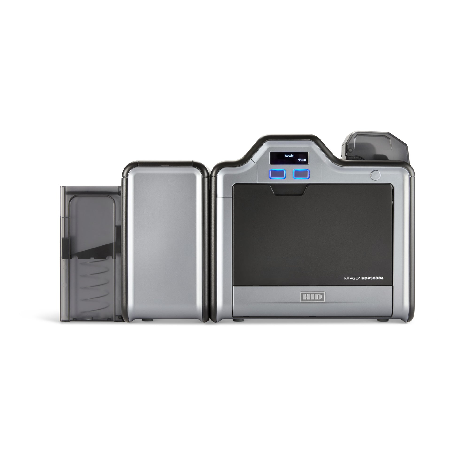 HID FARGO HDP5000e dual-sided ID card printer 096528, front view