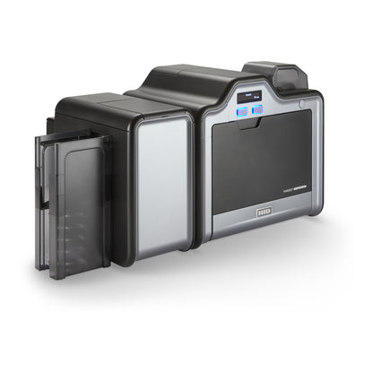 HID FARGO HDP5000e dual-sided ID card printer with contactless encoder 096641, right view