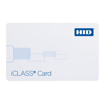 HID iCLASS 2000HPGGMN Printable Contactless Smart Card (Programmed)