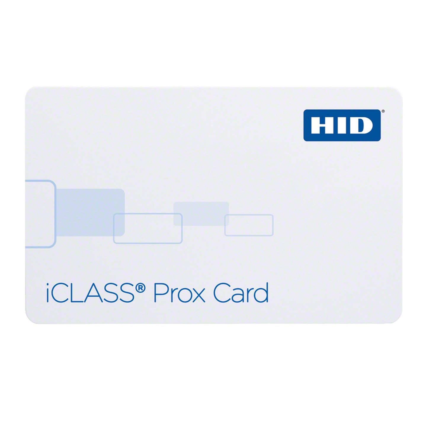 HID iCLASS 2124 white 32k dual technology iCLASS and Prox card