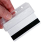horizontal half card badge holder for swipe card access