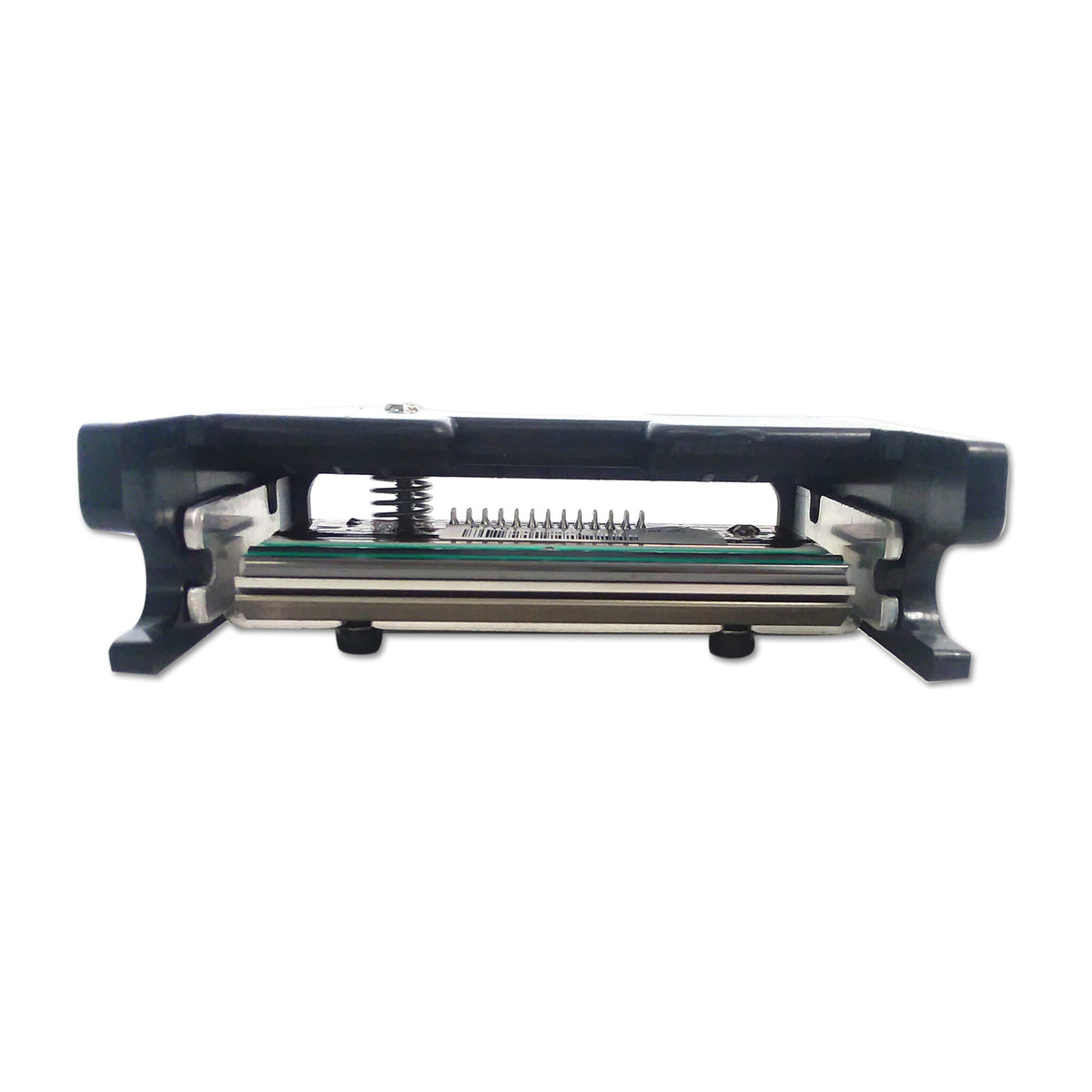 IDP SMART-70 thermal print head assembly with a black mounting frame, springs and connector across the top