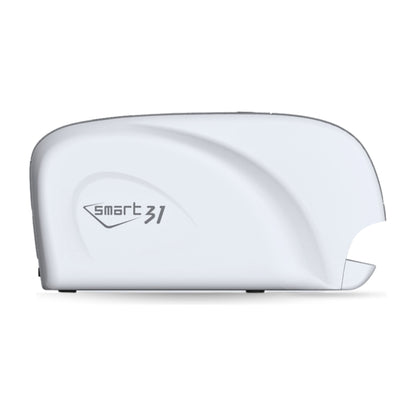 Side profile of the SMART-31S, a compact single-sided printer with no rear flipper section