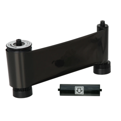 IDP 650653 Black Resin K Ribbon - 1200 Prints, Compatible with SMART-30, SMART-50 ID Card Printers