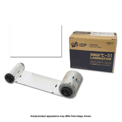 IDP 659390 Clear Patch Laminate - 250 Prints, Compatible with SMART-51L Card Printer