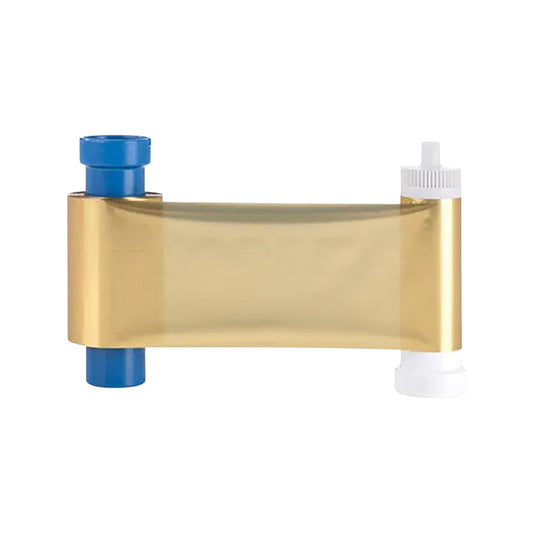 Magicard MA1000K-GOLD gold monochrome ribbon for the Magicard Enduro+, Enduro3E, and Rio Pro ID card printers, 1,000 prints per roll. Sold by Specialist ID.