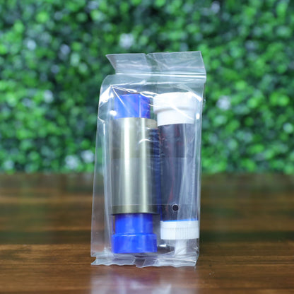 Front view of the Magicard MD100YMCKO Ribbon sealed in clear plastic packaging. Shows ribbon spools, color panels, and part of the YMCKO sequence. Photographed and sold by Specialist ID, an authorized Magicard Dealer.