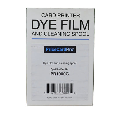 Magicard PR1000G Monochrome Green Ribbon for the Magicard PriceCardPro 100 and Flex+, 1,000 Prints