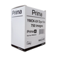 A box labeled "Magicard Prima434 YMCK-UV Ribbon - 750 Prints, Compatible with Prima4 ID Card Printer" is shown against a white background. Photographed and sold by Specialist ID, an authorized Magicard dealer.