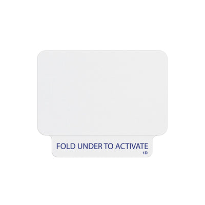 TEMPbadge T2031 QuickTab Self-Expiring Visitor Badge, Thermal Printable, Box of 1,000
