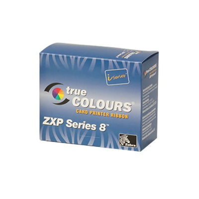 Zebra 800012-480 YMCKK Color Ribbon - 500 Prints, Compatible with ZXP Series 8 & 9 Retransfer ID Card Printers
