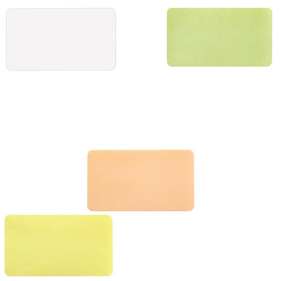 TEMPbadge 04083 Printable Visitor Badge, Non-Expiring, Adhesive, Box of 1,000