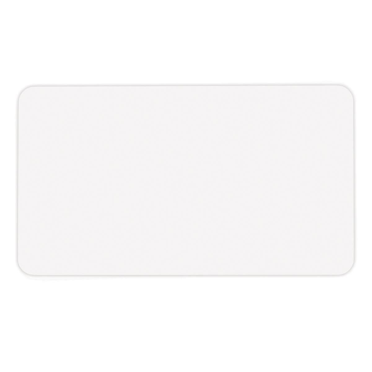 White (04101) Thermal-printable Non-expiring Printable Adhesive Badges, Box of 1000 (P/N 0408X) 04101