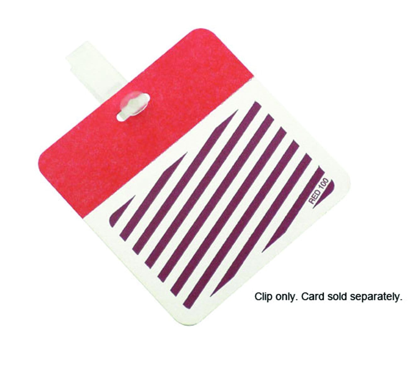 Reusable Plastic Cardclip - Badge Clip (Bag of 500 Clips) P/N 08075 08075