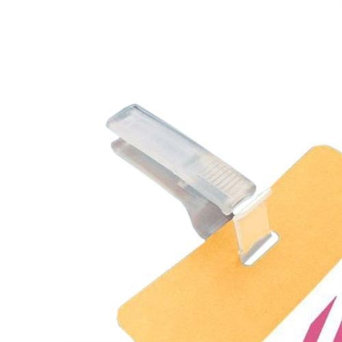 Reusable Plastic Softclip - Badge Clips, Box of 500 (P/N 08080) 08080