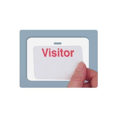 TEMPbadge 08177 Reusable CARDbacker Badge Holder, 3 x 3, Pack of 500