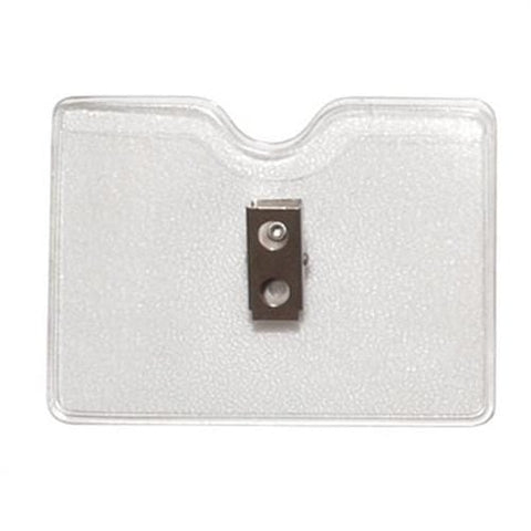 Horizontal Vinyl Proximity Card Holder with Locking Top for Prox and  Tap to Access ID Cards (P/N 1840-5000)