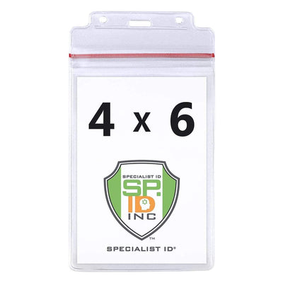 4x6 Clear Resealable Badge & Passport Holder (1815-1112)