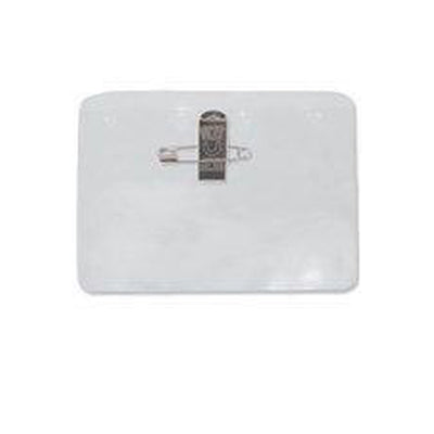 Clear Vinyl Horizontal Holder W/Pin-Clip Combo Attachment Holes 1817-1000