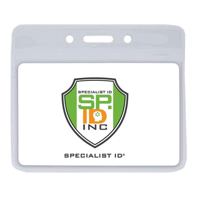 Standard Horizontal Vinyl ID Badge Holder (1820-1000)