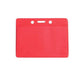 Red Horizontal Vinyl Color-Back Badge Holder (P/N 1820-200X) 1820-2006