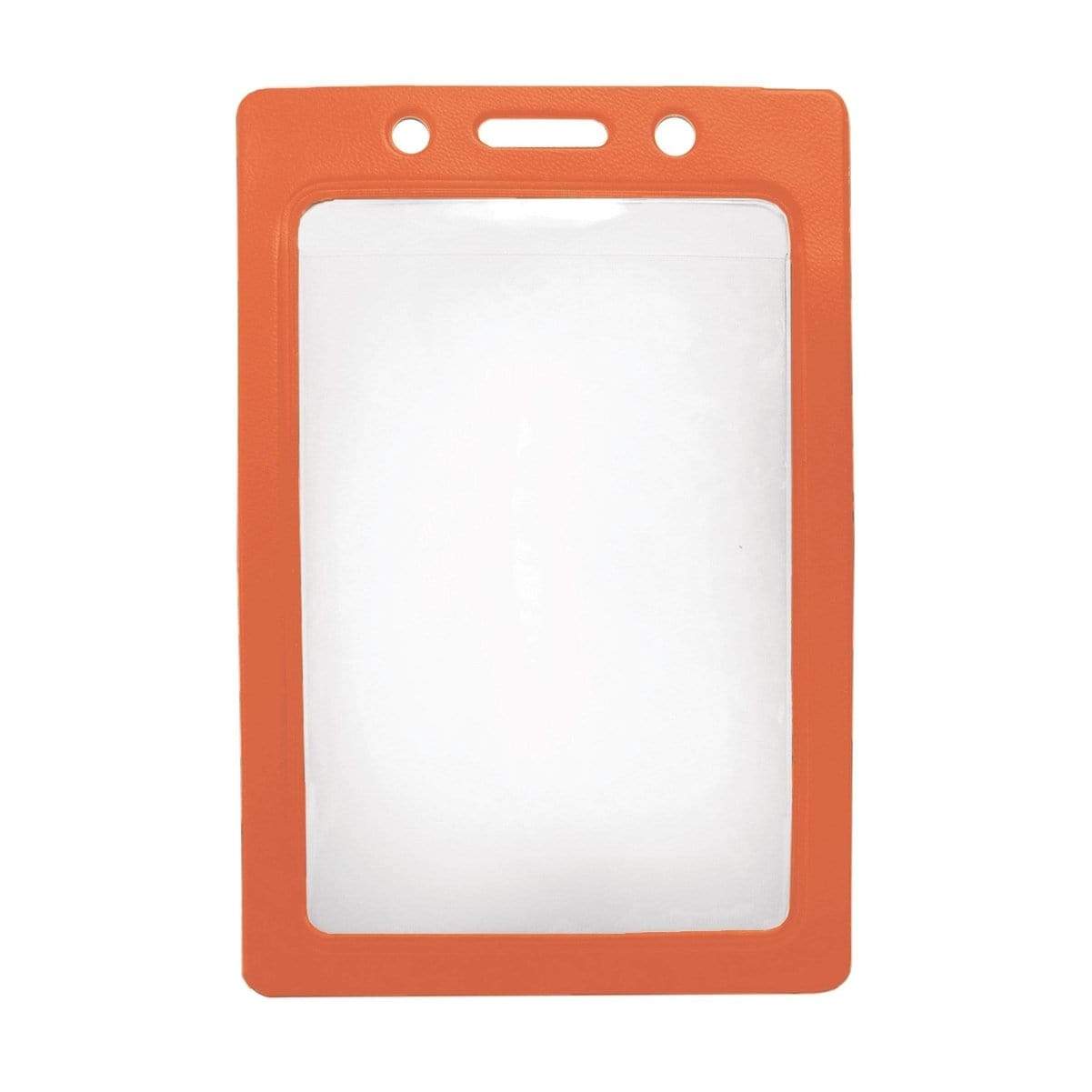 Orange Vertical Vinyl Color Frame Badge Holder (P/N 1820-300x) 1820-3005