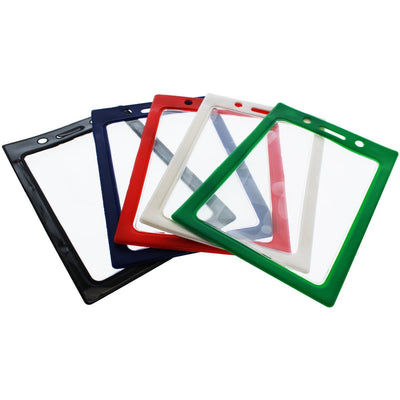 Vertical Vinyl Color Frame Badge Holder (P/N 1820-300x)