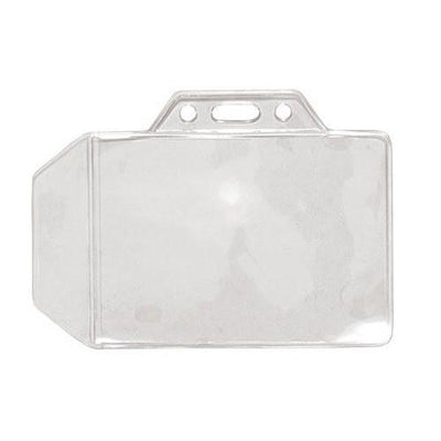 Clear Vinyl Horizontal Badge Holder W/ Tuck-In Flap 1840-1000