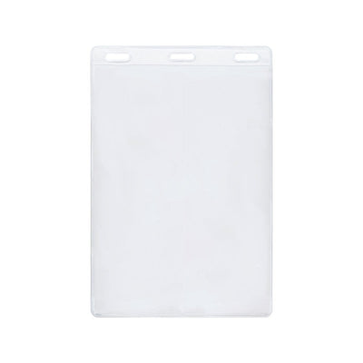 Clear 4.21" x 6" Vinyl Vertical Large Event Badge Holder (1840-1625)
