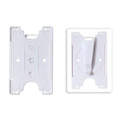 White Semi-Rigid Convertible Card Holder (P/N 1840-301X) 1840-3018