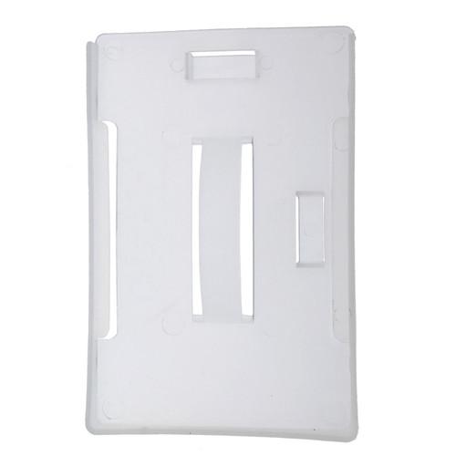 A Semi-Rigid Multiple ID Card Holder (P/N 1840-3025) featuring three vertical rectangular slots and one horizontal slot at the top.